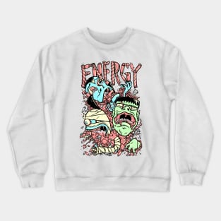 Energy - Halloween Candy Monsters Crewneck Sweatshirt
